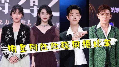 明星网红同框图片,跨界友谊闪耀瞬间
