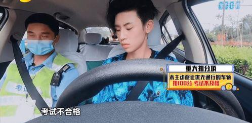 明星网红考科目三